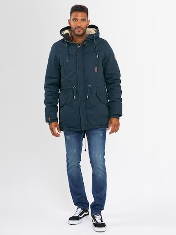 Alessandro Salvarini Winterparka in Blauw