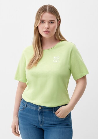 TRIANGLE Shirt in Groen: voorkant