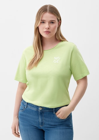 TRIANGLE - Camiseta en verde: frente