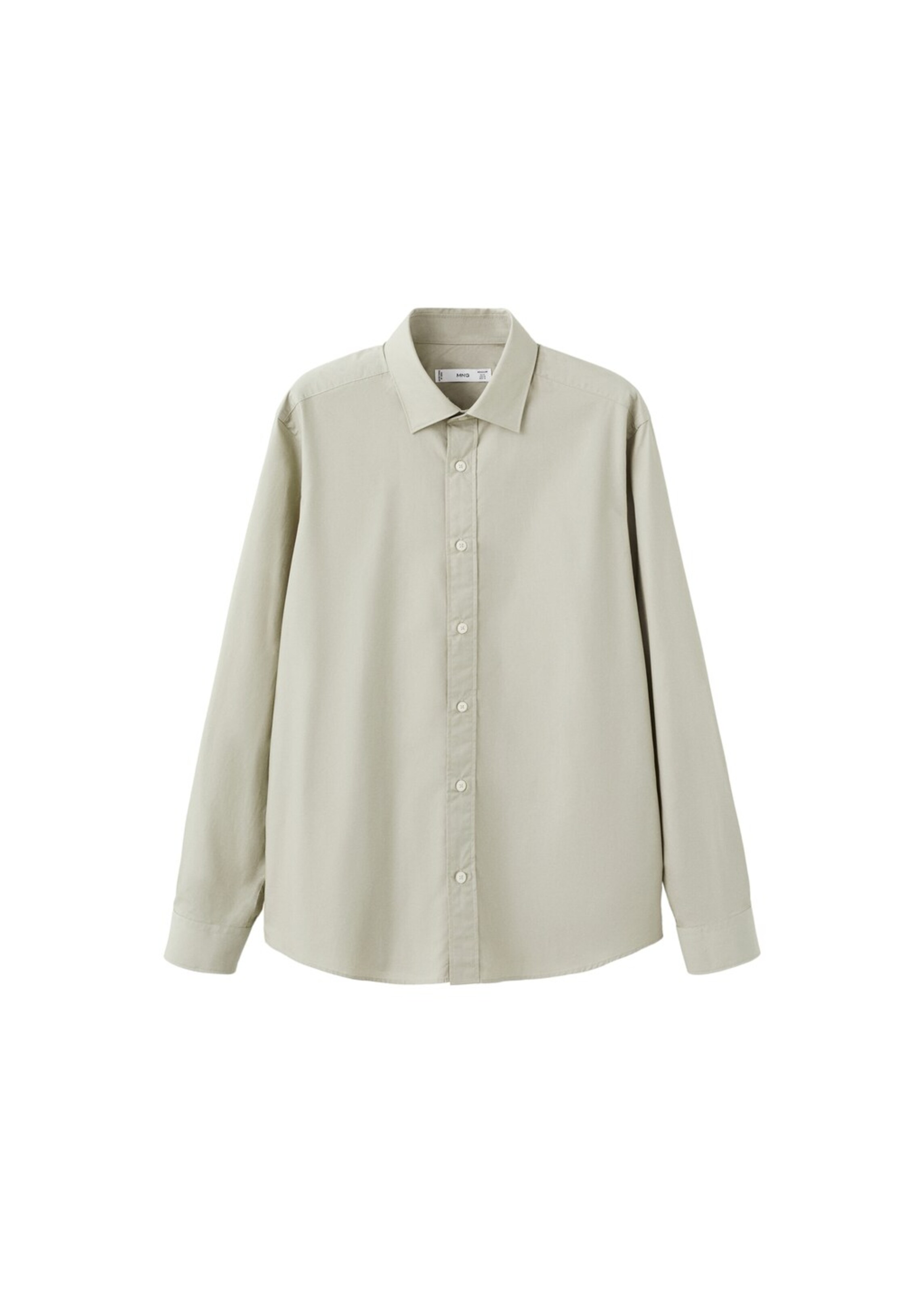 MANGO MAN Button Up Shirt 'Play' in Green: front