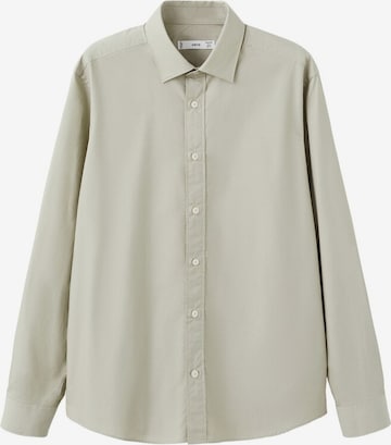 MANGO MAN Button Up Shirt 'Play' in Green: front