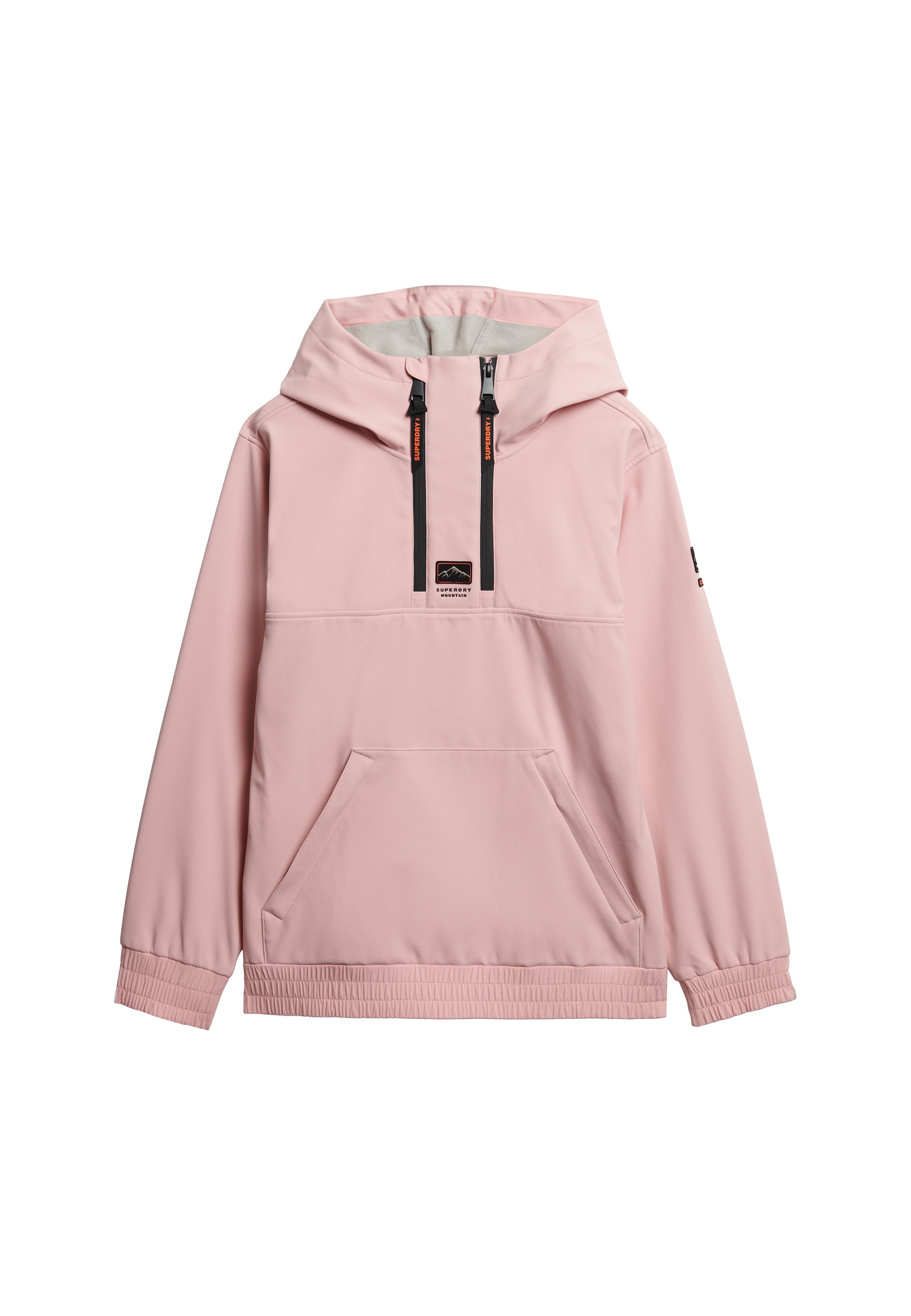 Veste de sport Superdry en rose : devant