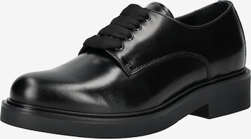 Boots chelsea di Nero Giardini in nero: frontale