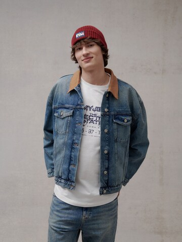 Tommy Jeans Jacke in Blau: Vorderseite