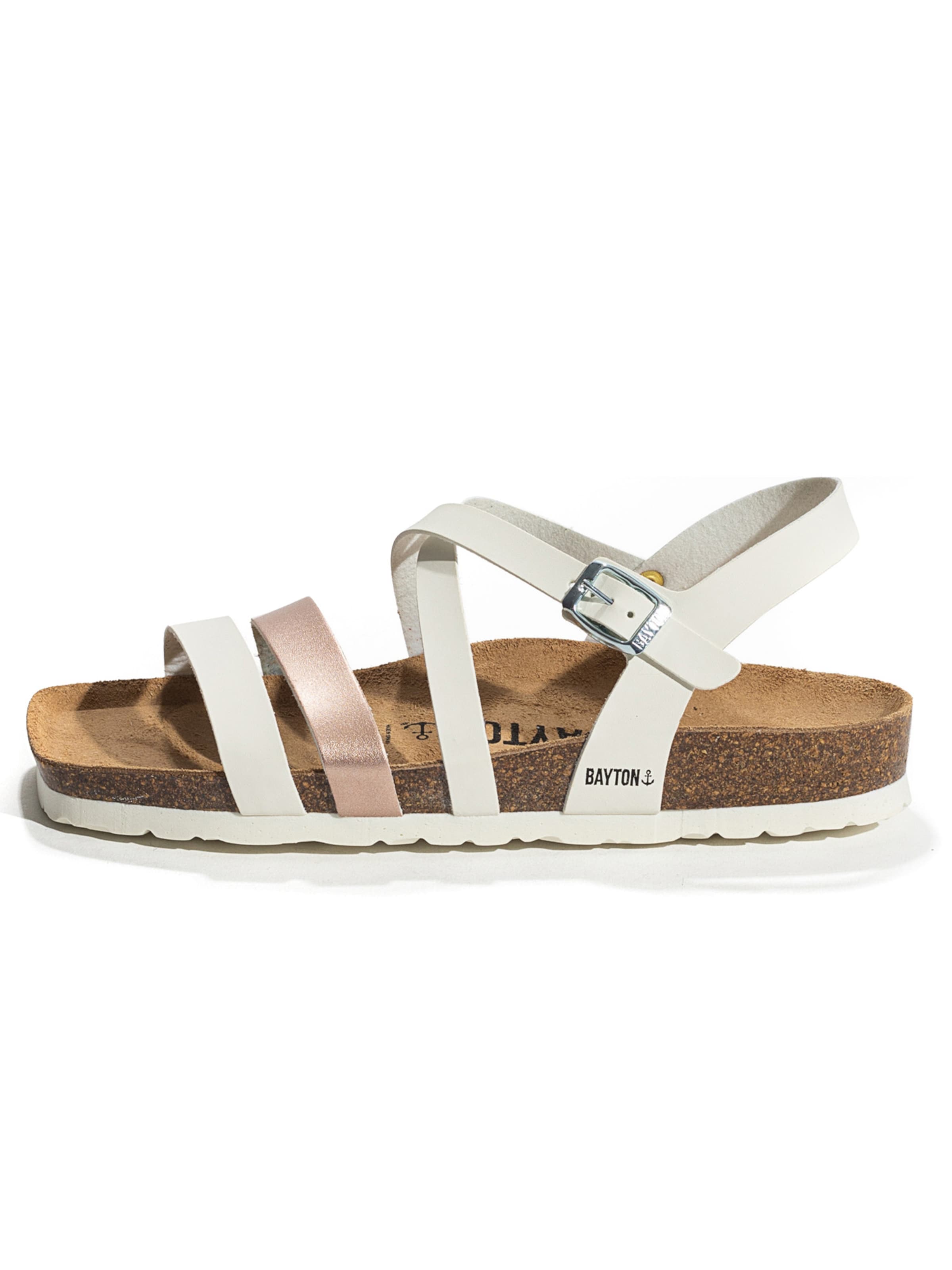 Bayton Sandale 'Gerone' in Weiß: Vorderseite