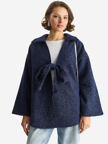 Bianco Lucci Strickjacke in Blau: Vorderseite