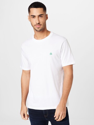 UNITED COLORS OF BENETTON Shirt in White: front