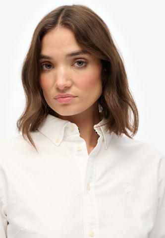 Superdry Blouse 'Oxford' in Wit