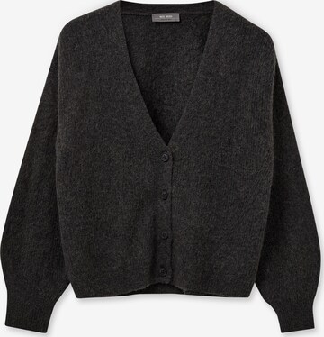 MOS MOSH Knit Cardigan in Black: front