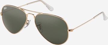 Ray-Ban Zonnebril 'Aviator' in Goud: voorkant