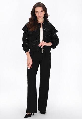 Veste mi-saison 'Festive' faina en noir