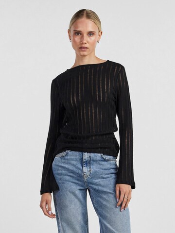 PIECES Shirt 'MELISSI' in Black: front