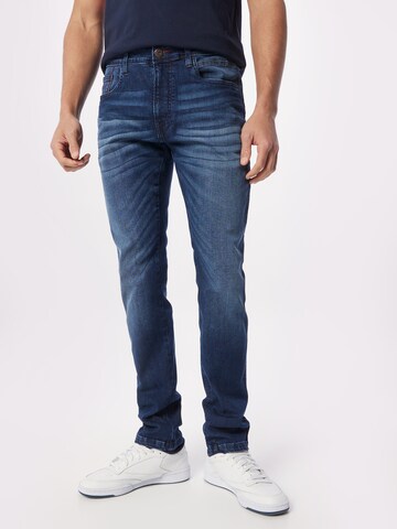 INDICODE JEANS Skinny Jeans 'Potts' in Blauw: voorkant