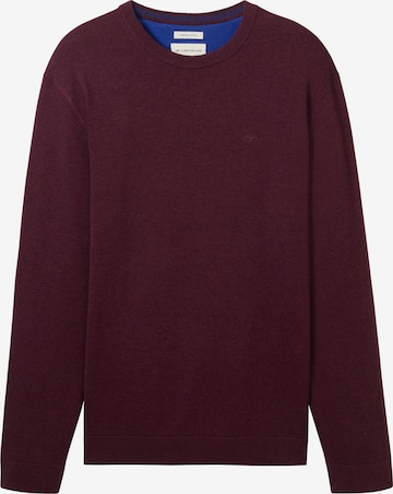 TOM TAILOR Pulóver - piros: elől