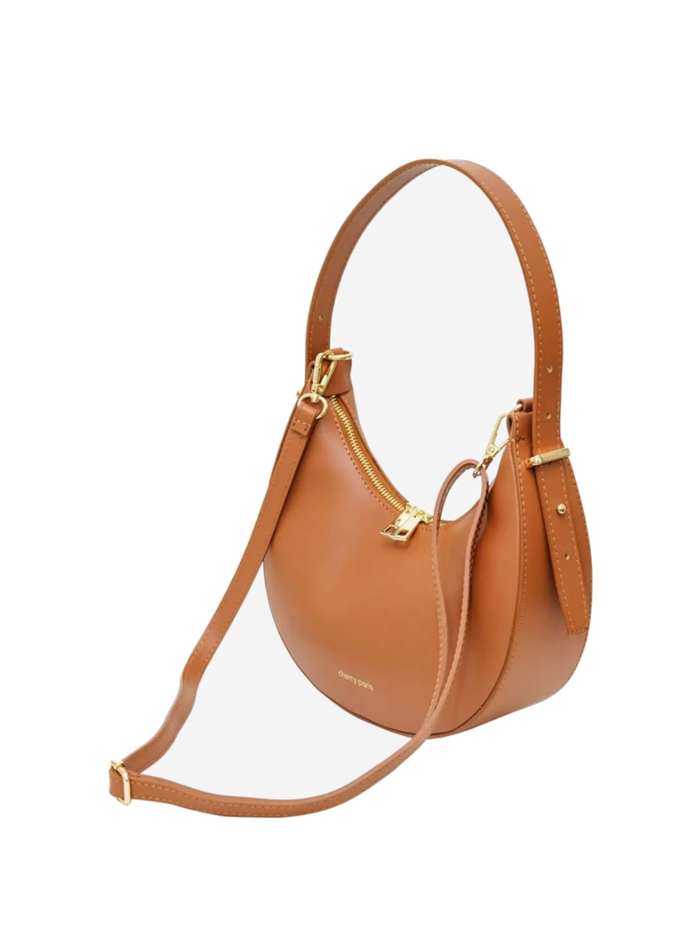 Cherry paris Torba na ramię 'Cherry Paris Sacs à main 4094 Orlane Camel' w kolorze brązowy