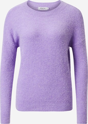 MSCH COPENHAGEN Sweater 'Femme' in Purple: front