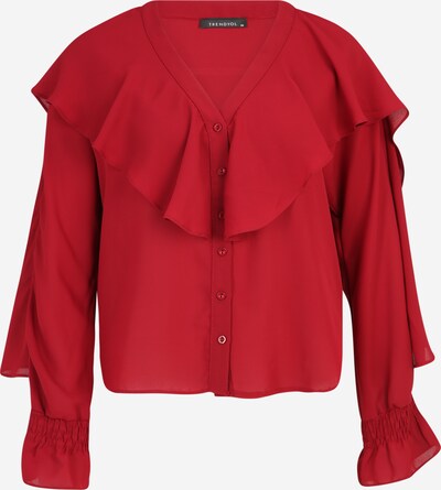 Trendyol Petite Bluse in burgunder, Produktansicht