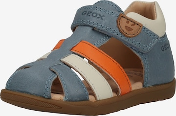 GEOX Open shoes in Blue: front