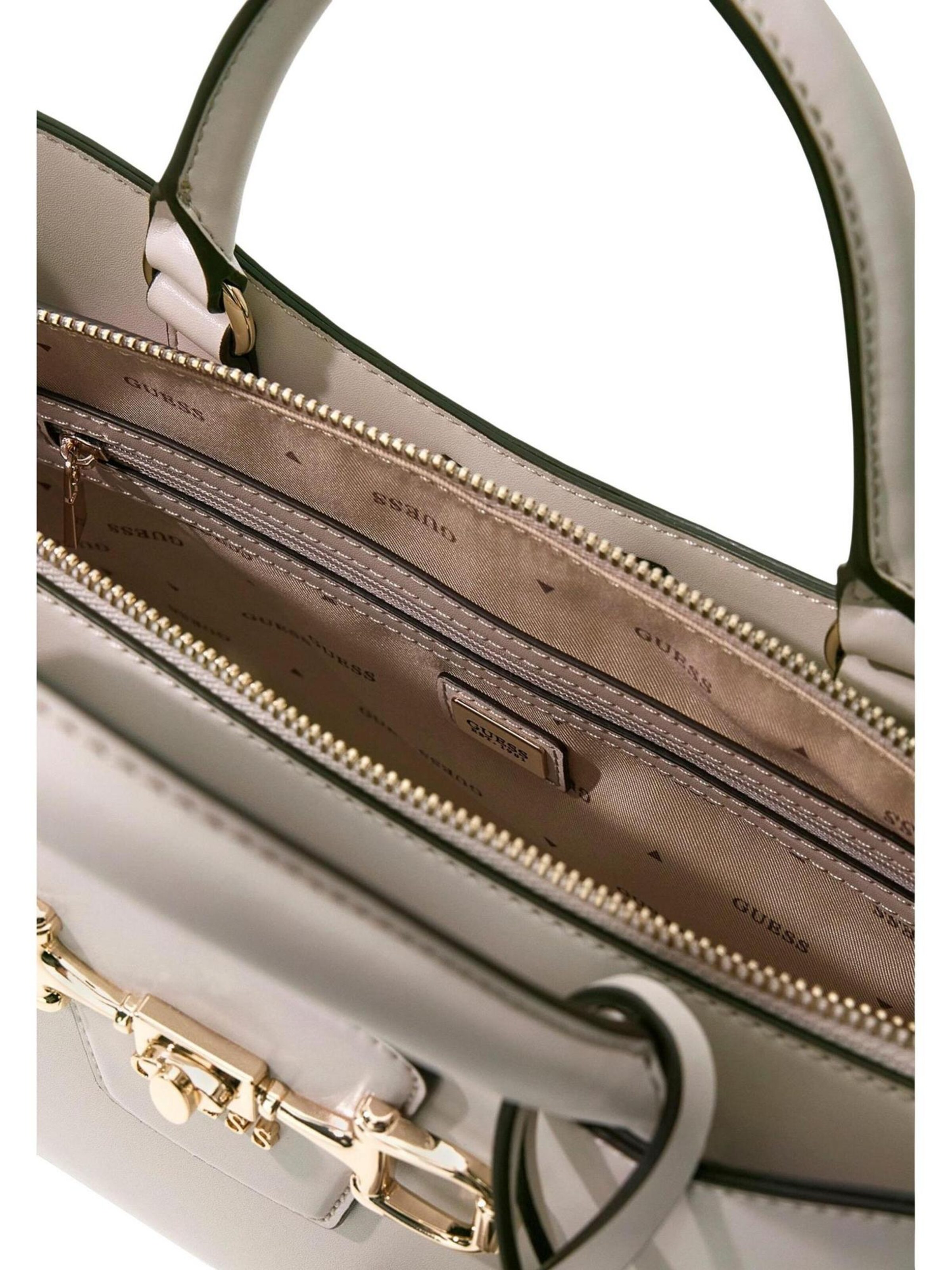 GUESS - Bolso de mano 'JANIE GIRLFRIEND SATCHEL HWVG99 10060' en rosa