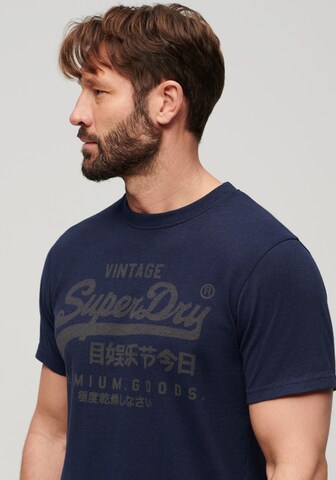 Superdry & Co T-Shirt 'Heritage' in Blau