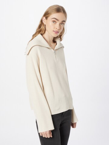 Pull-over 'FIMA 2.0' minimum en beige : devant