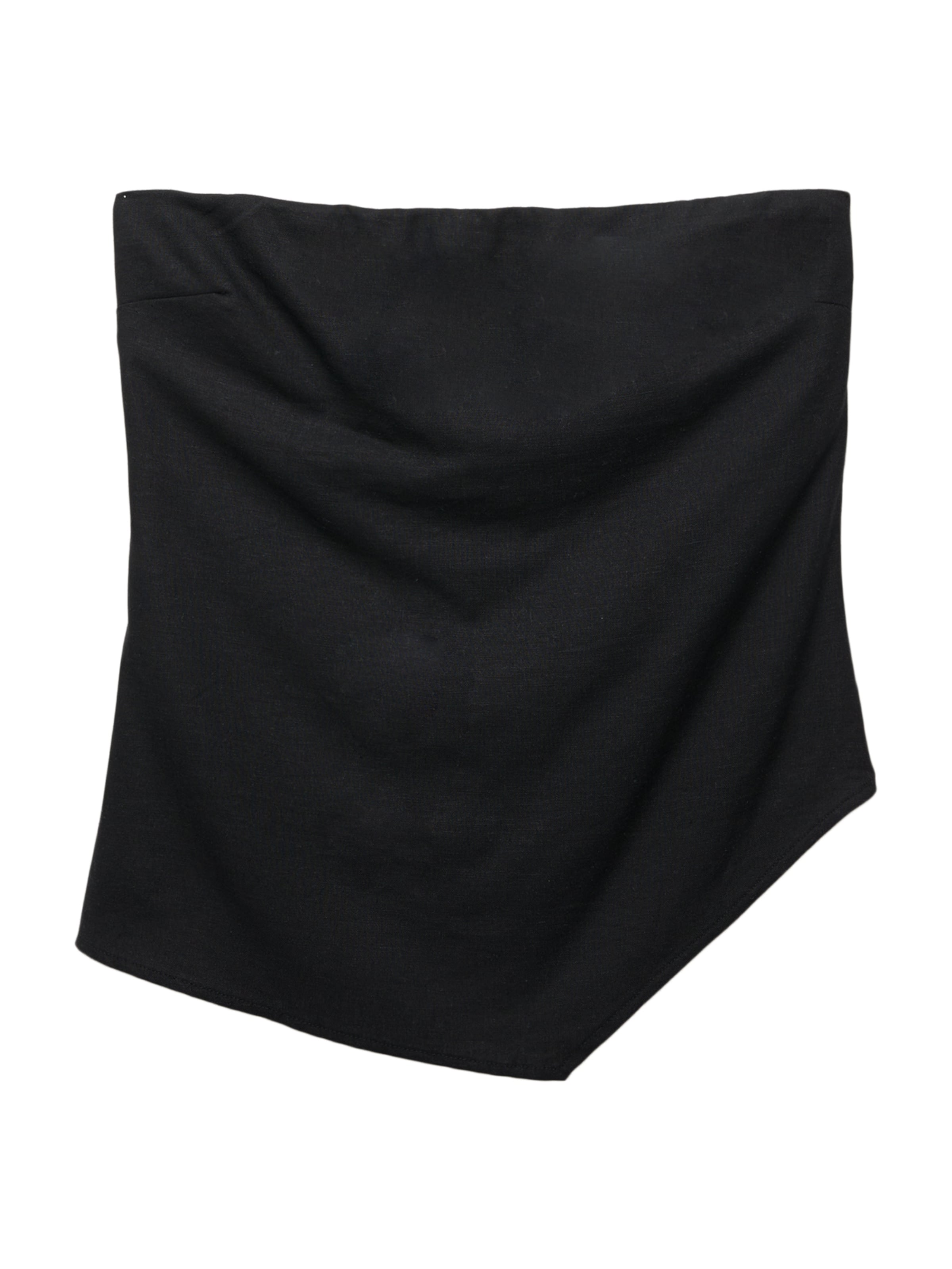 Top di Pull&Bear in nero: frontale