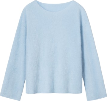Lilysilk Pullover 'Bootneck-Pullover aus gebürstetem Kaschmir' in Blau: Vorderseite