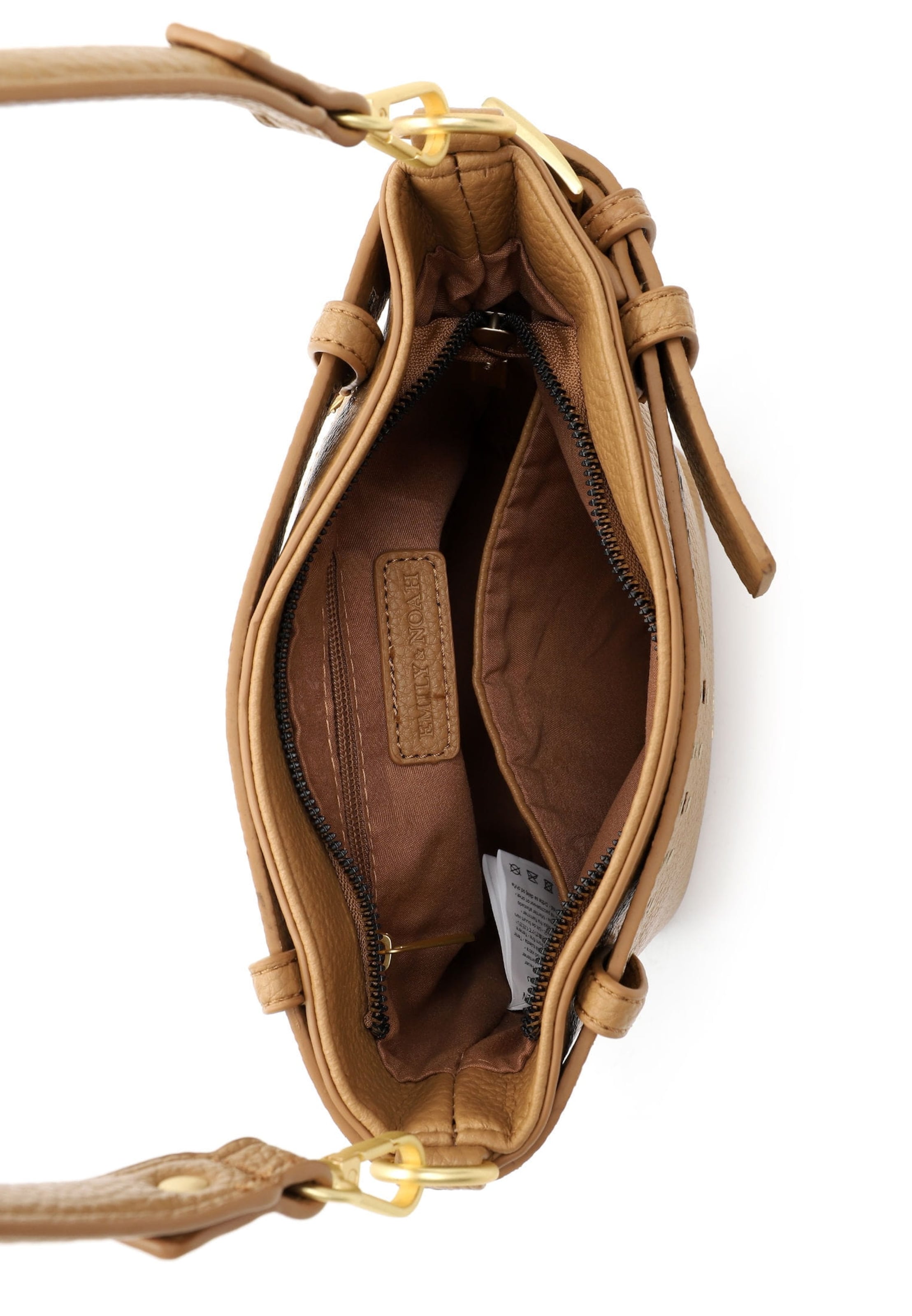 Emily & Noah Skuldertaske 'Justine' i beige