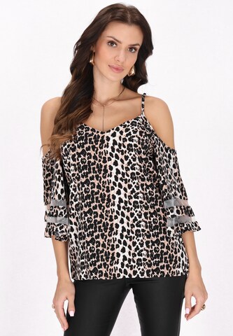 faina - Blusa en Mezcla de colores: frente