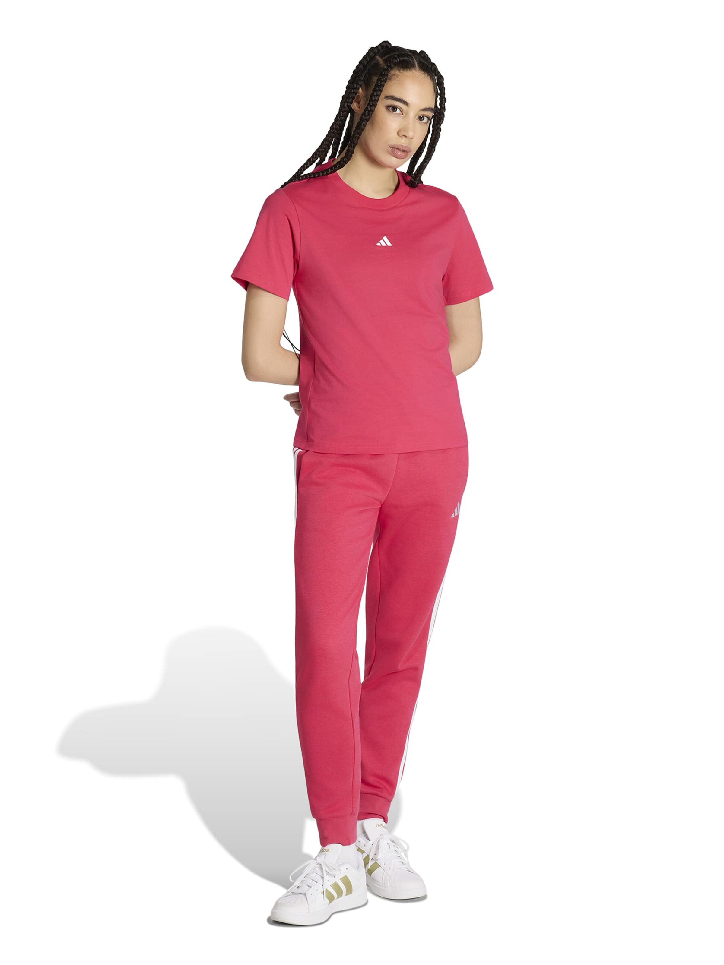 ADIDAS SPORTSWEAR Tapered Παντελόνι φόρμας σε ροζ