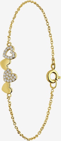 Bracelet 'Basic' Lucardi en or : devant