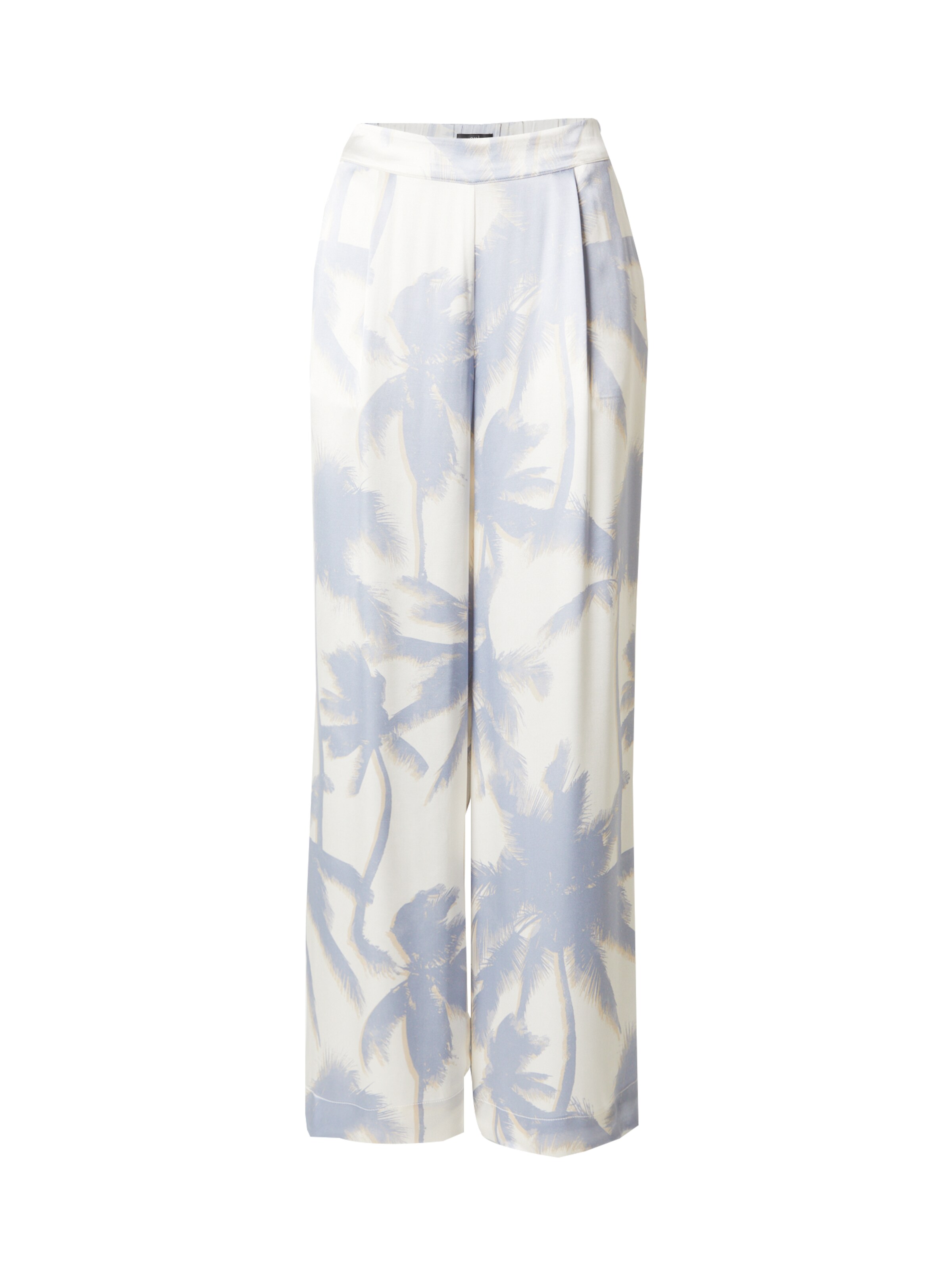 OUI Wide Leg Hose in Beige: Vorderseite