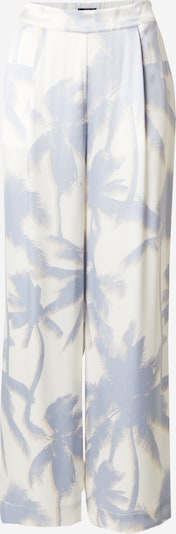 Klostuotos kelnės iš OUI, spalva – kremo / šviesiai mėlyna, Prekių apžvalga