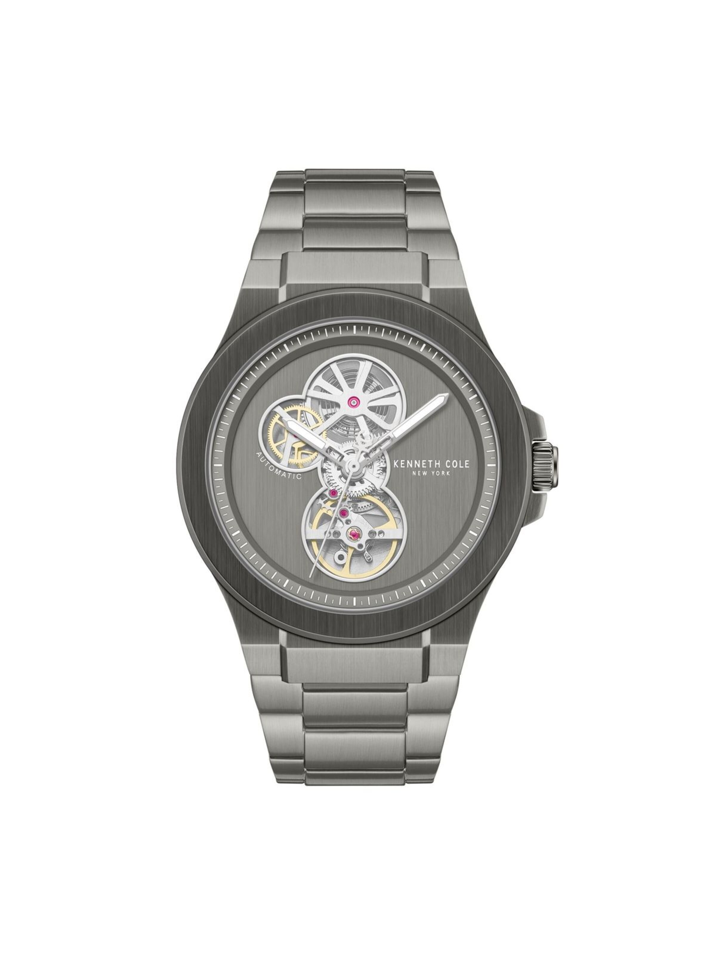Kenneth Cole Analoog horloge in Grijs: voorkant