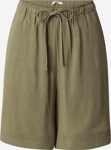 ONLY Regular Pants 'SIESTA' in Green: front