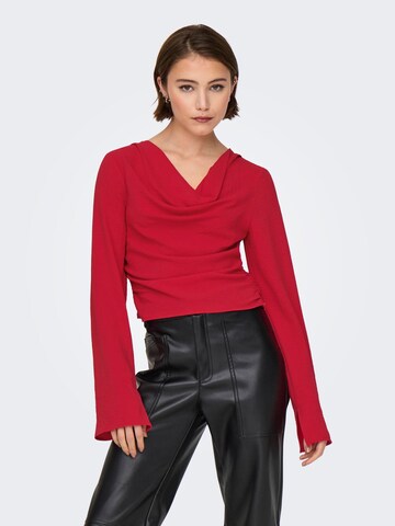 ONLY Shirt in Red: front