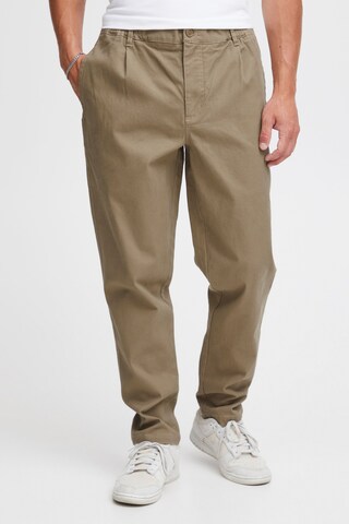 Regular Pantalon à pince 'Dylan' !Solid en beige : devant