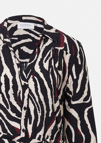 comma casual identity Blousejurk in Zwart