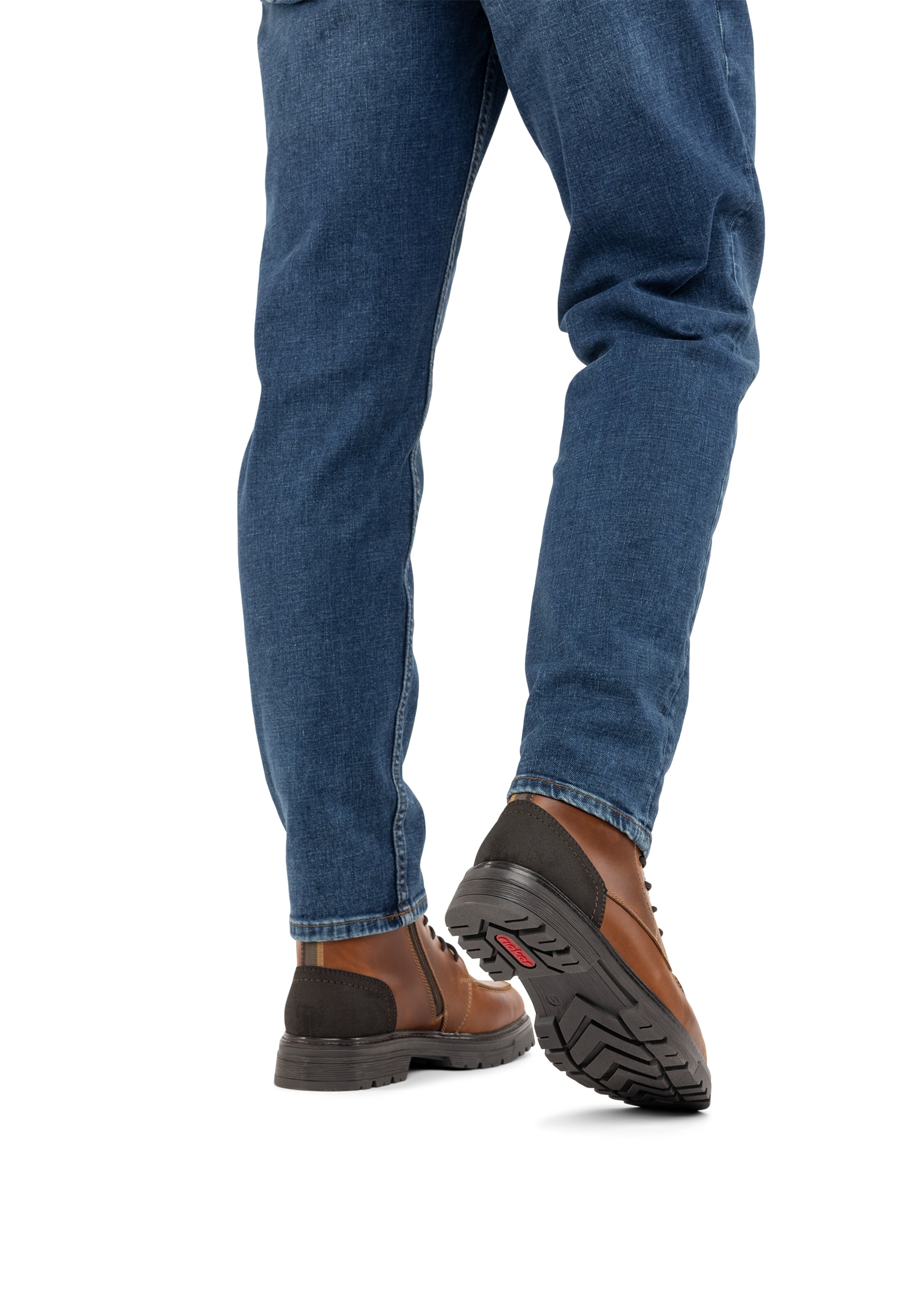 Bottines à lacets ' F2710 ' Rieker en marron