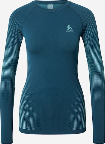 ODLO Functioneel shirt in Blauw: voorkant