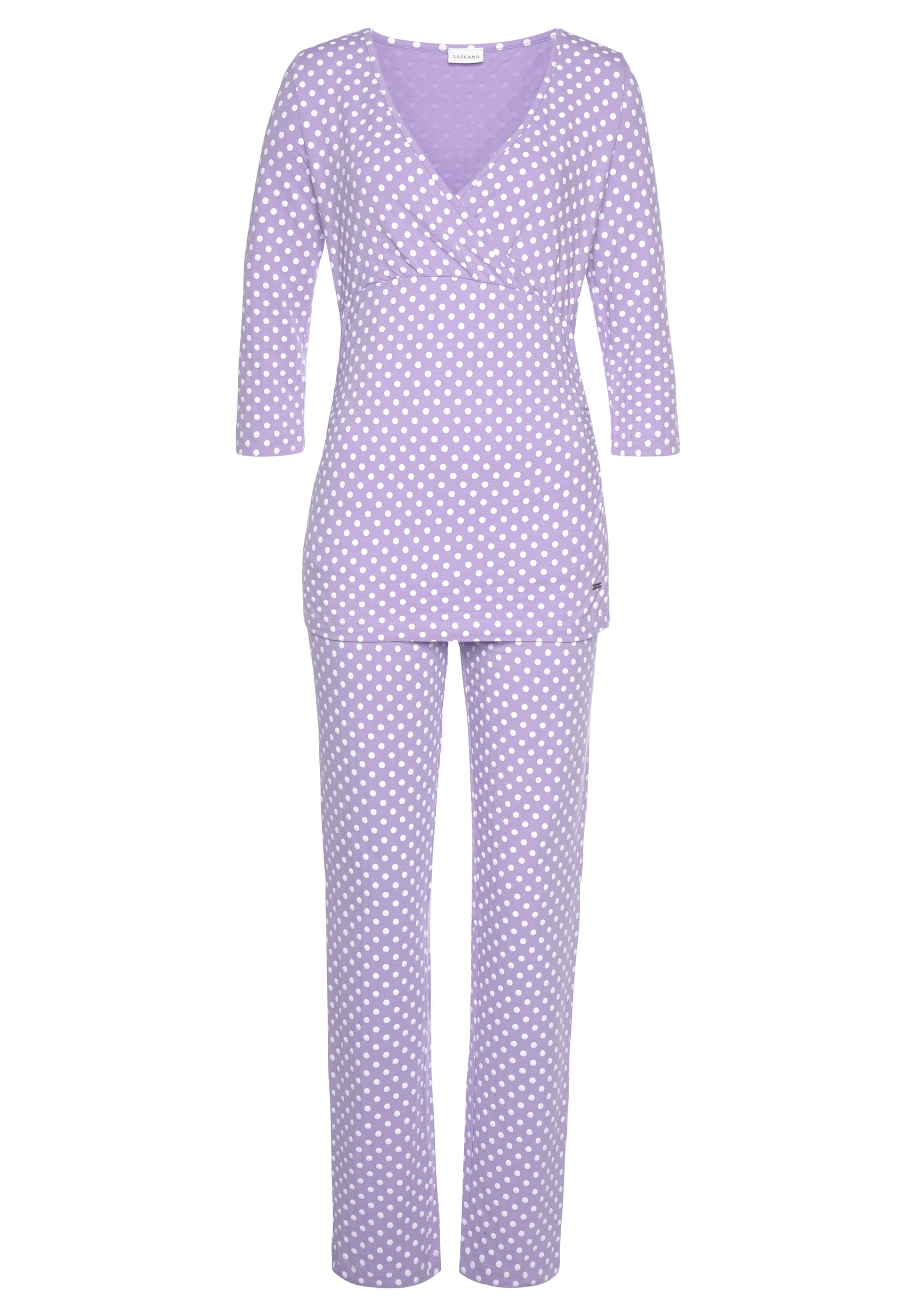 Pyjama LASCANA en violet : devant