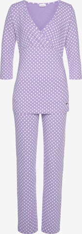 Pyjama LASCANA en violet : devant