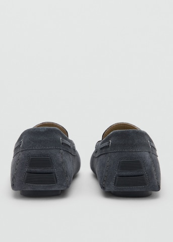 MANGO MAN Moccasins 'Driver' in Grey
