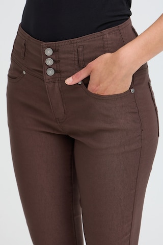 Fransa - Skinny Pantalón ' Zalin ' en marrón