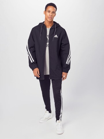 ADIDAS SPORTSWEAR Skinny Jacke in Schwarz