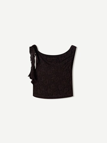 Bershka Top in Brown