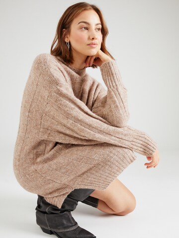 TOPSHOP Knit dress in Beige