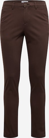 Pantalon chino 'Marco Bowie' JACK & JONES en marron : devant