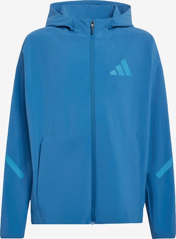 ADIDAS SPORTSWEARSportska jakna 'Z.N.E.' - plava boja: prednji dio