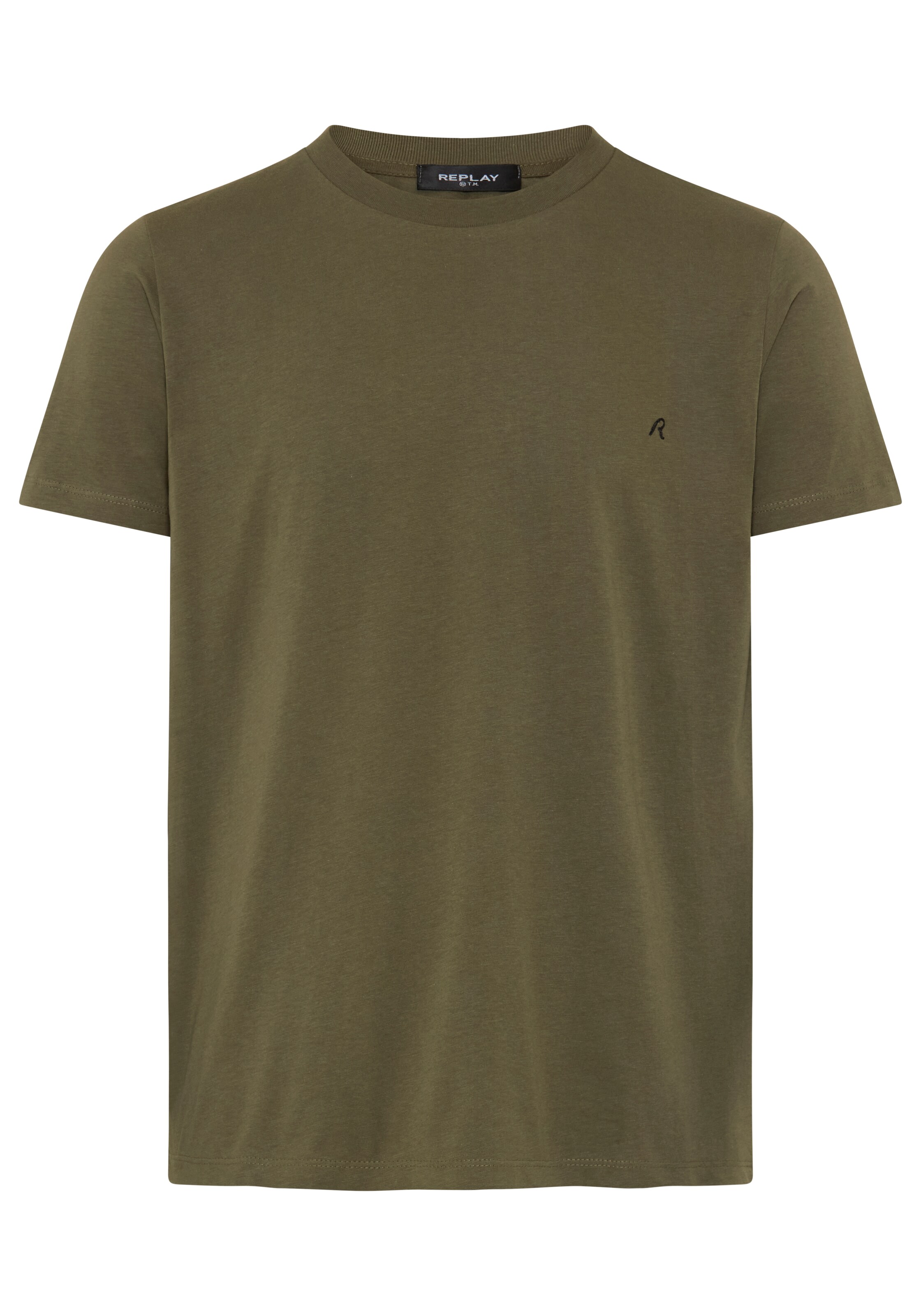 REPLAY T-Shirt in S in oliv, Produktansicht